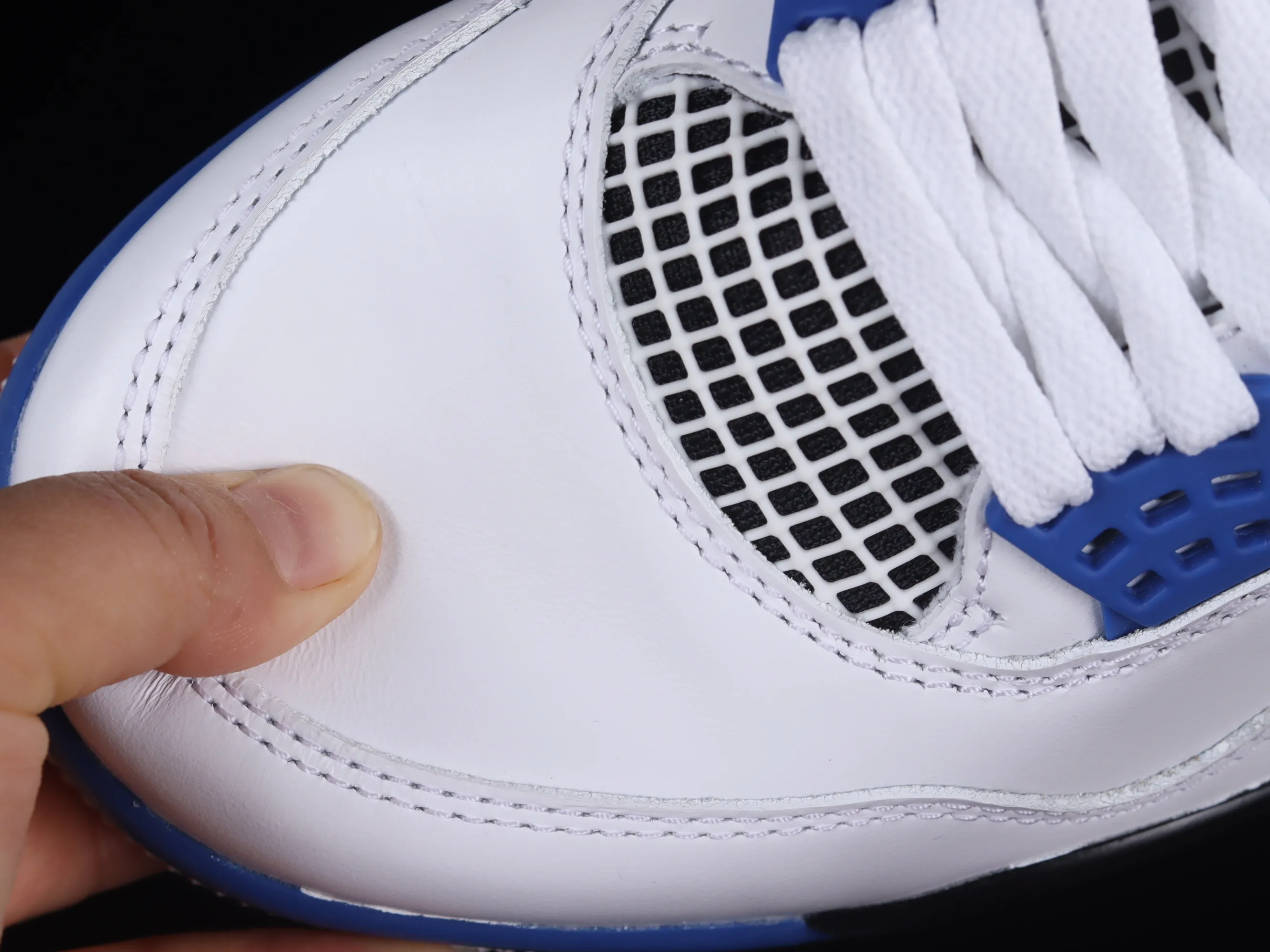 All categories Air Jordan Jordan series basketball shoes Air Jordan 4 OG version Air Jordan 4 Retro AJ4 Joe 4 white and blue 308497-117